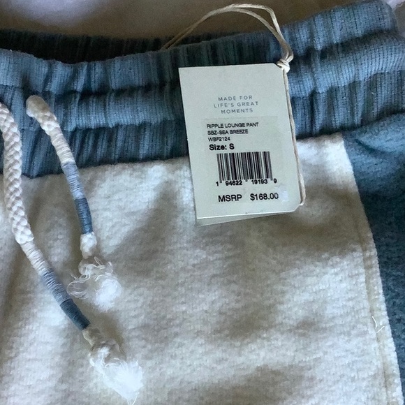 Faherty Ripple Lounge Pant - Sea Breeze - Small - Picture 5 of 8